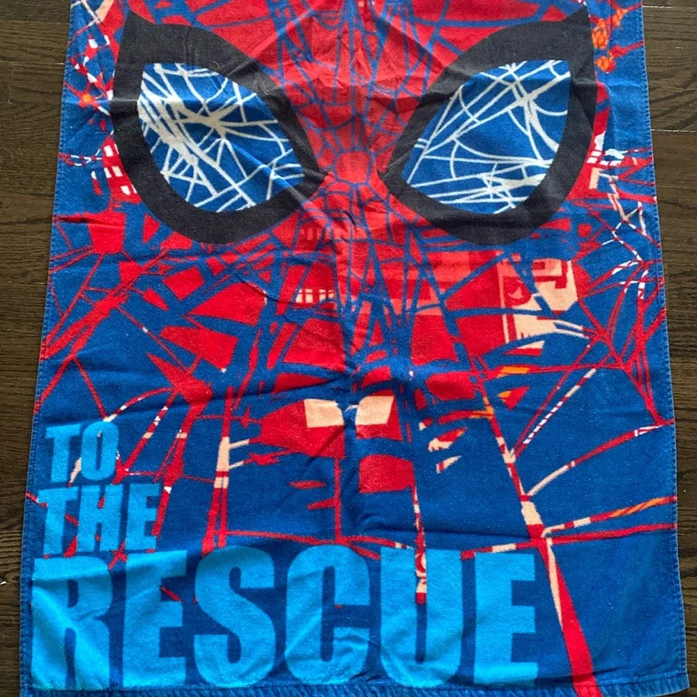 Marvel Spider-Man To The Rescue Beach Towel. 29”x59”